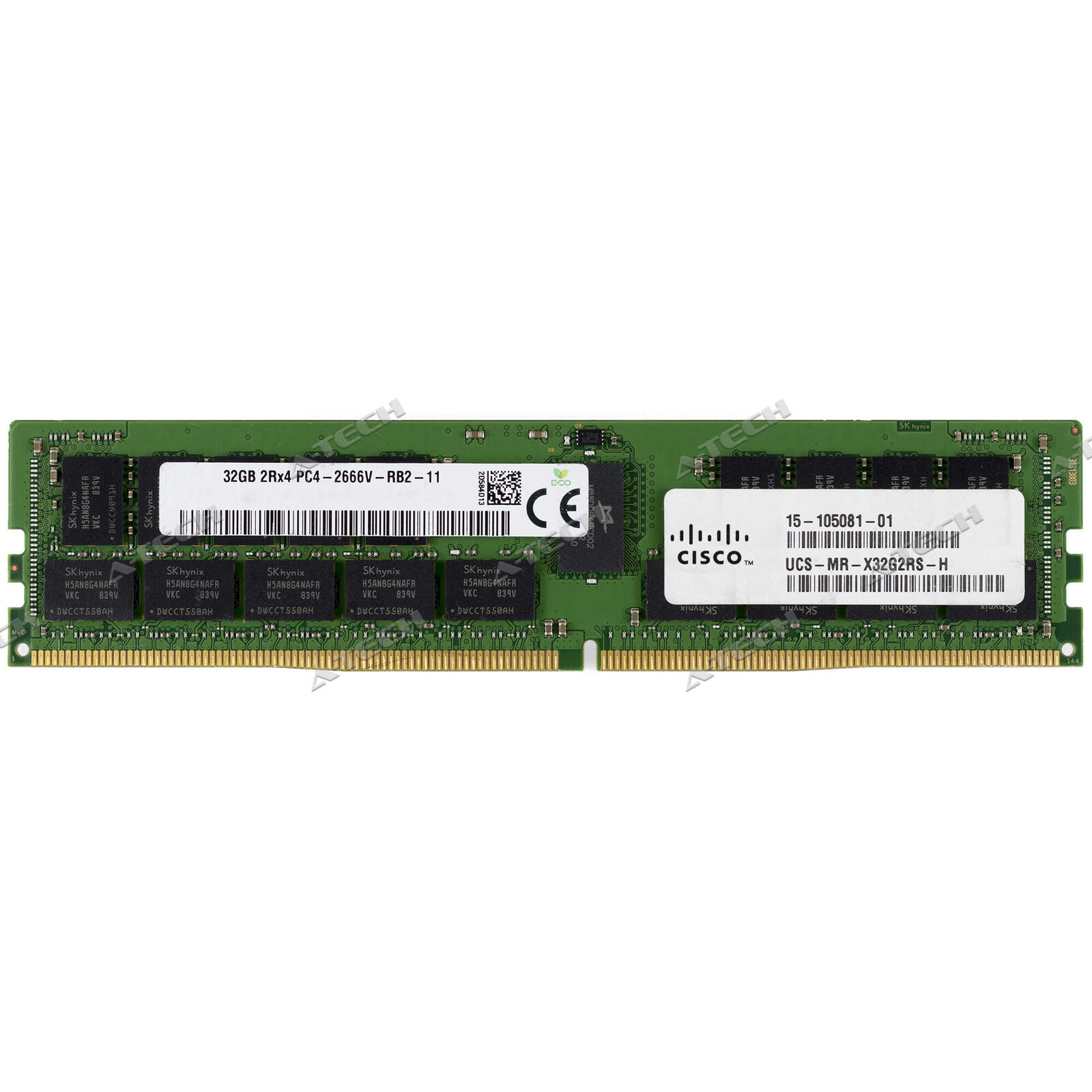Cisco 32GB DDR4-2666 REG RDIMM UCS-MR-X32G2RS-H 15-105081-01 Server Memory RAM