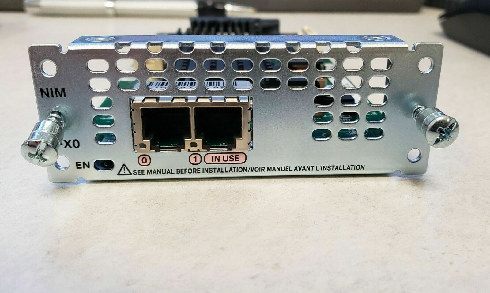 Cisco NIM-2FXO 2-port Network Interface Module - FXO for ISR 4000 Series Routers