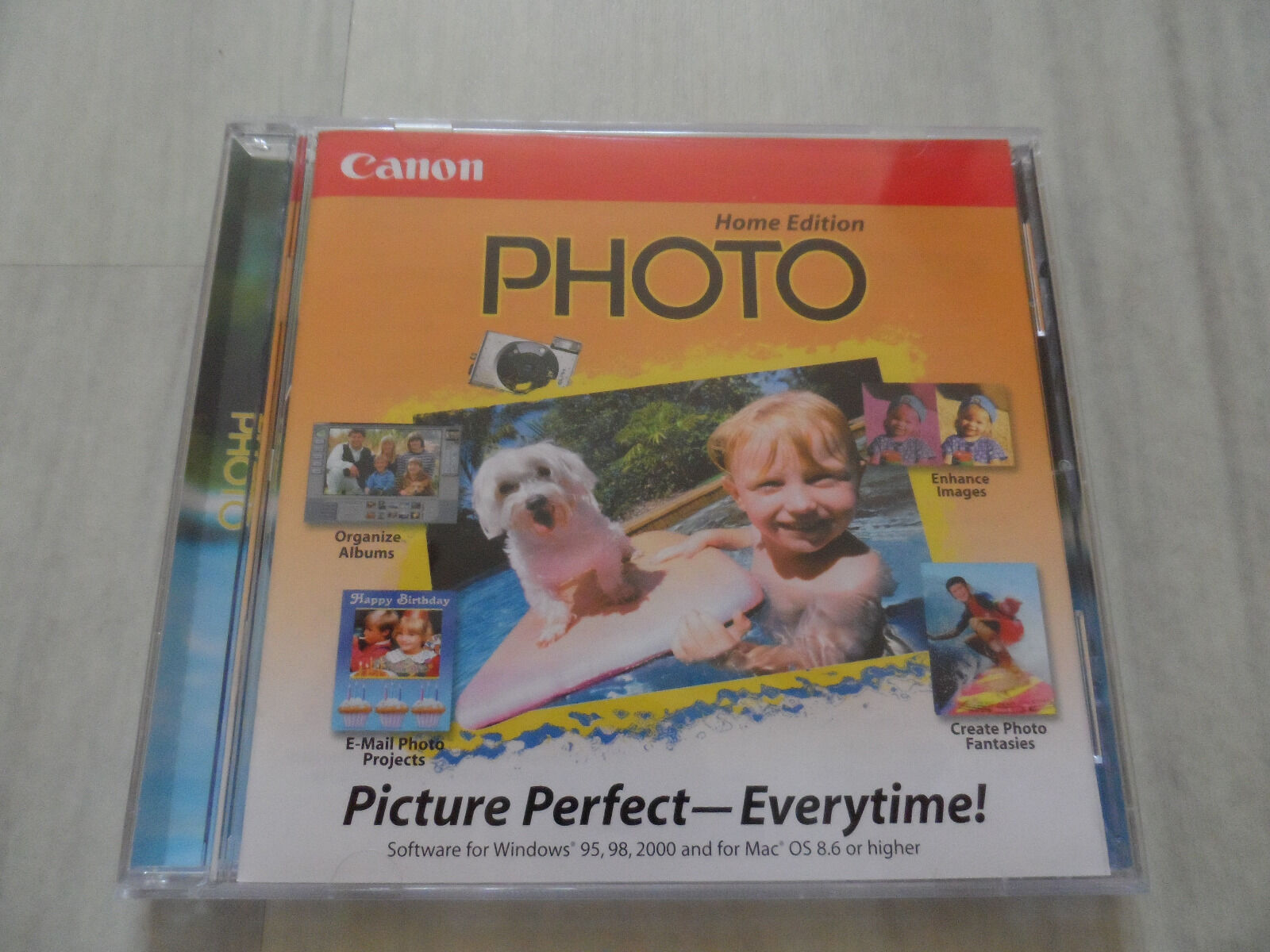Vintage Canon Home Edition Photo Software (PC or Mac, 2000) Version 2.0