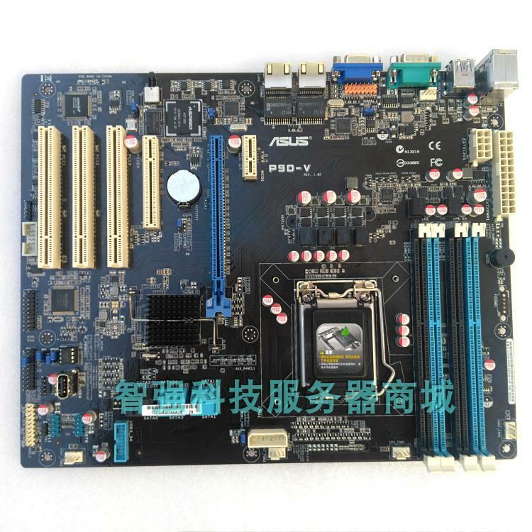 FOR ASUS P9D-V 1150-Pin Server Motherboard C224 Chip 6GB interfaces Test ok
