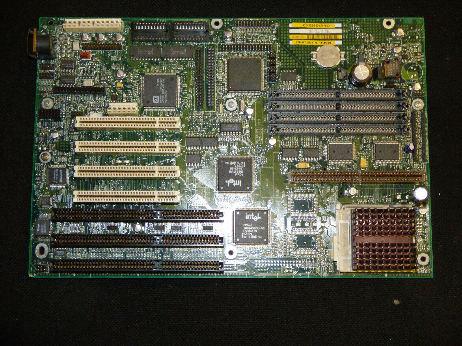 VINTAGE SOCKET 7 MOTHERBOARD WITH CPU 90MHZ TESTED