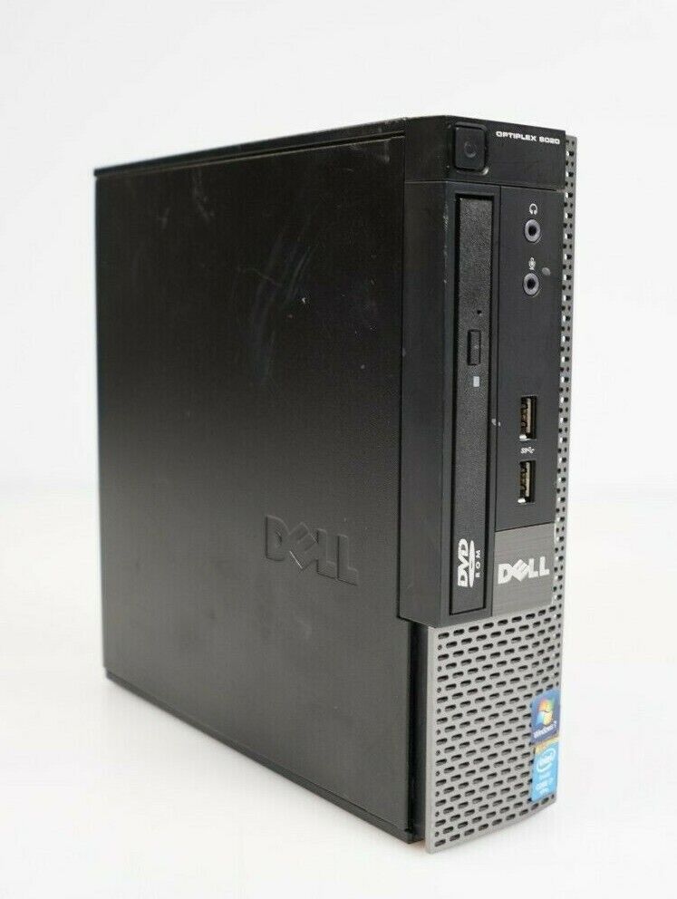 Dell OptiPlex 7010 USFF Intel i5-3470S 2.9GHz 4GB Fair No COA Caddy HDD DVD