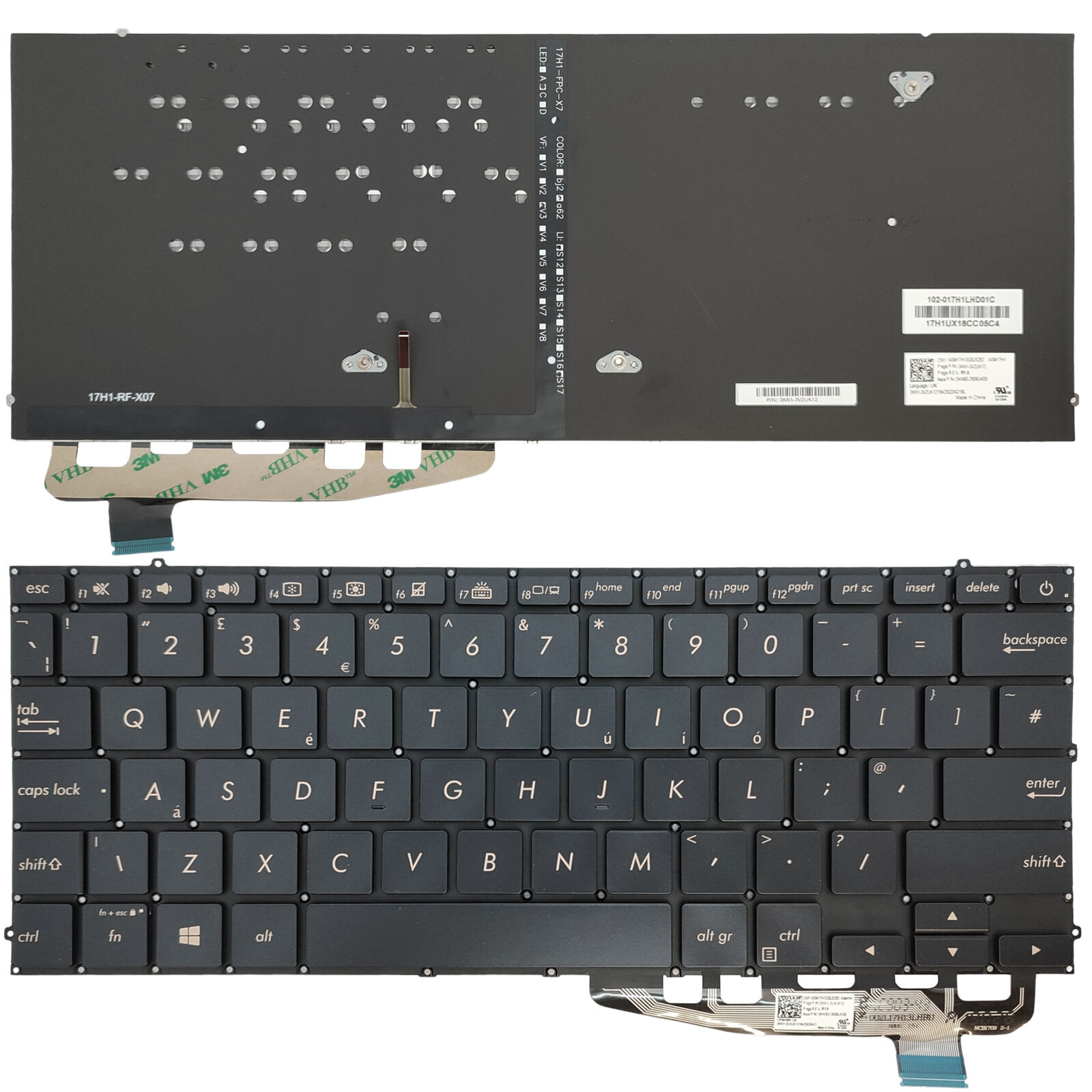 New Laptop keyboard  ASUS 90NB0D91-R31PO0 90NB0D91-R31UI0 90NB0D91-R3