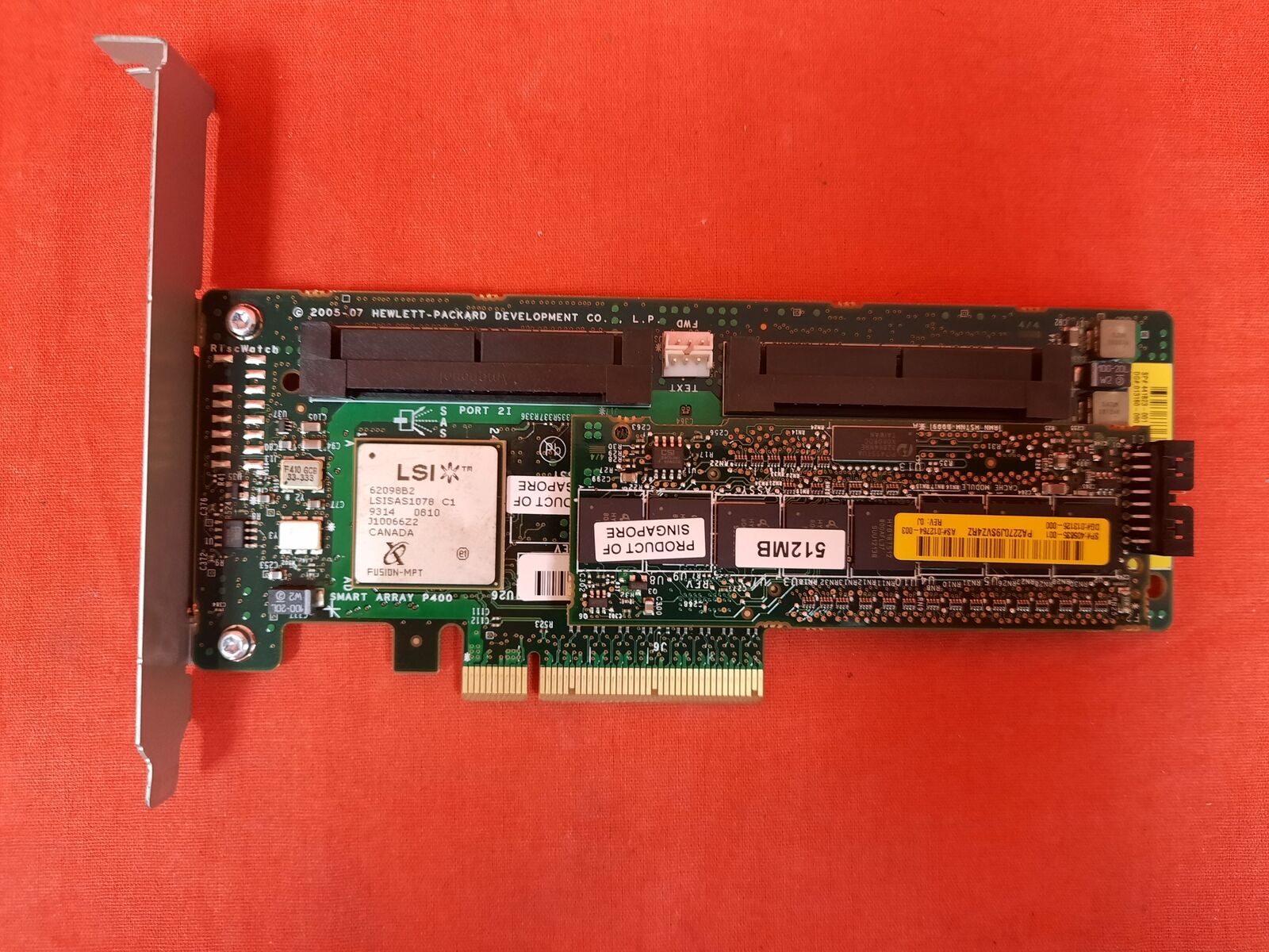 HP 441823-001 Lsi Smart Array P400 512MB SCSI SAS RAID Controller Card 8450