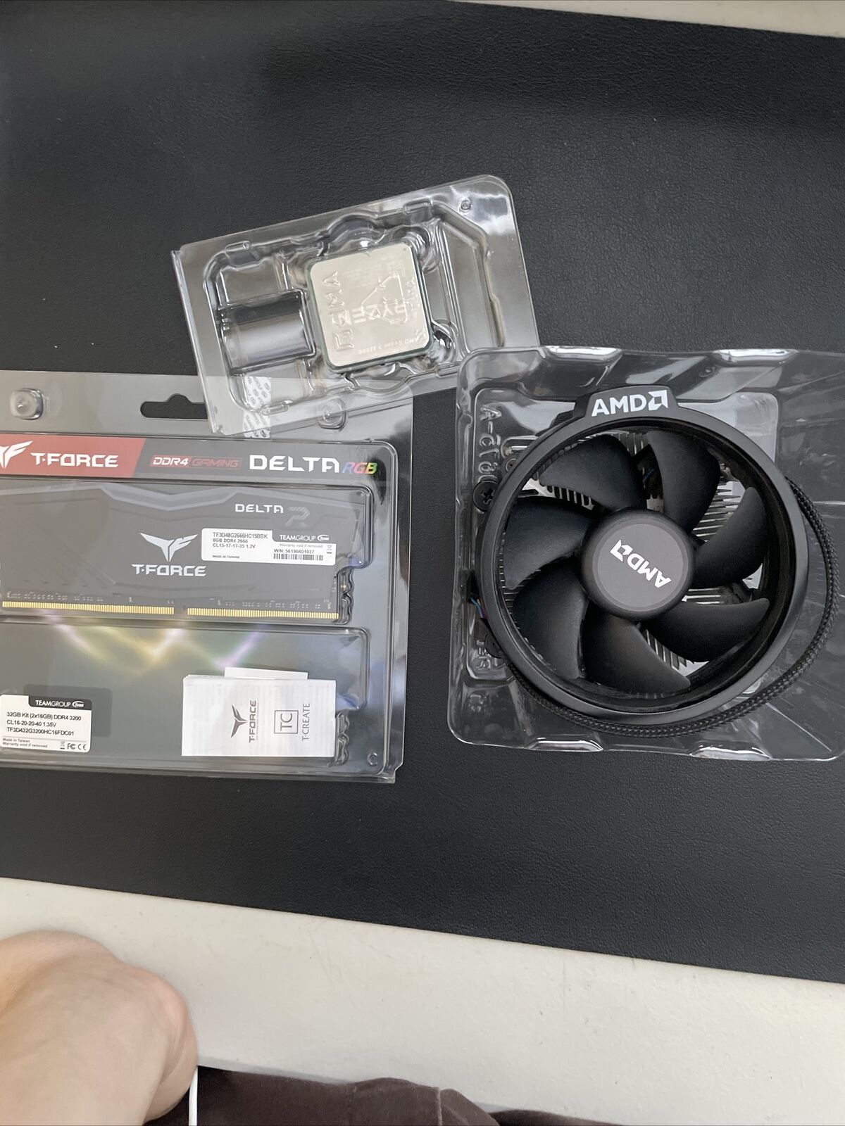 Used Ram, Cpu, and cooler fan combo