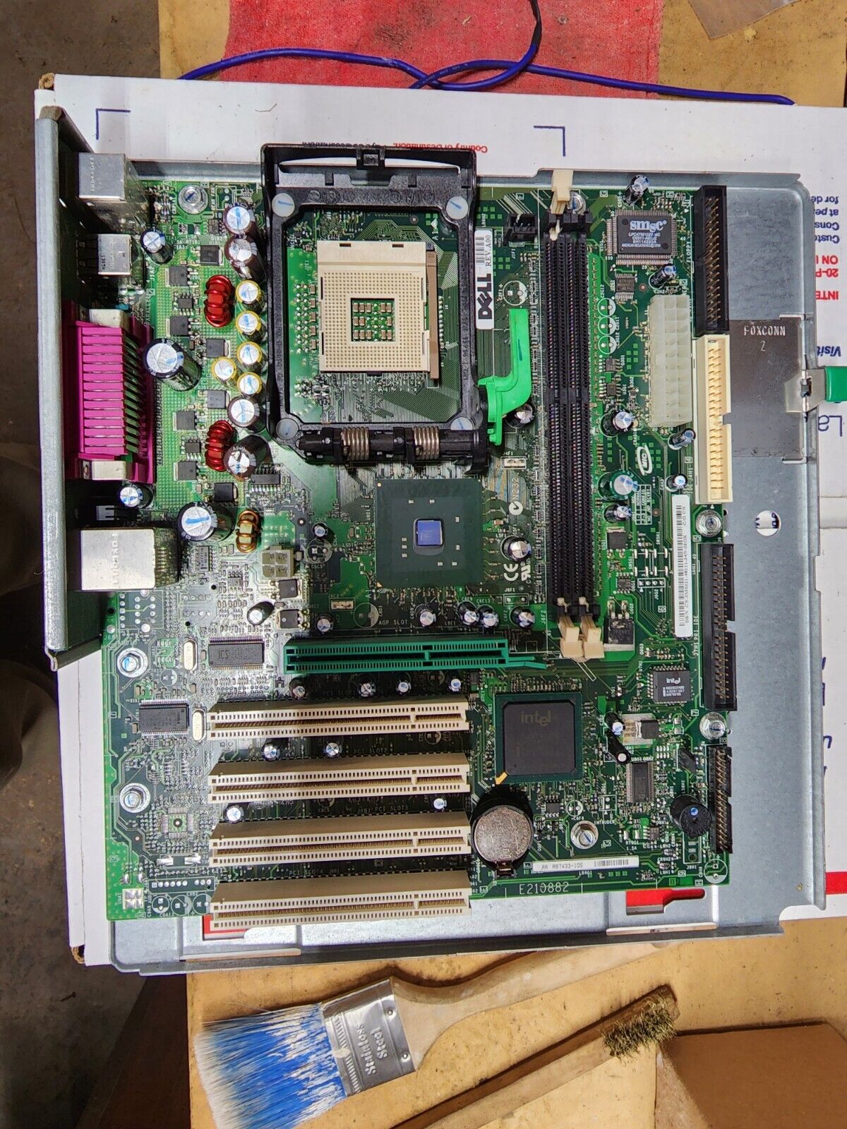 Dell E210882 Motherboard W/ Memory And Cpu