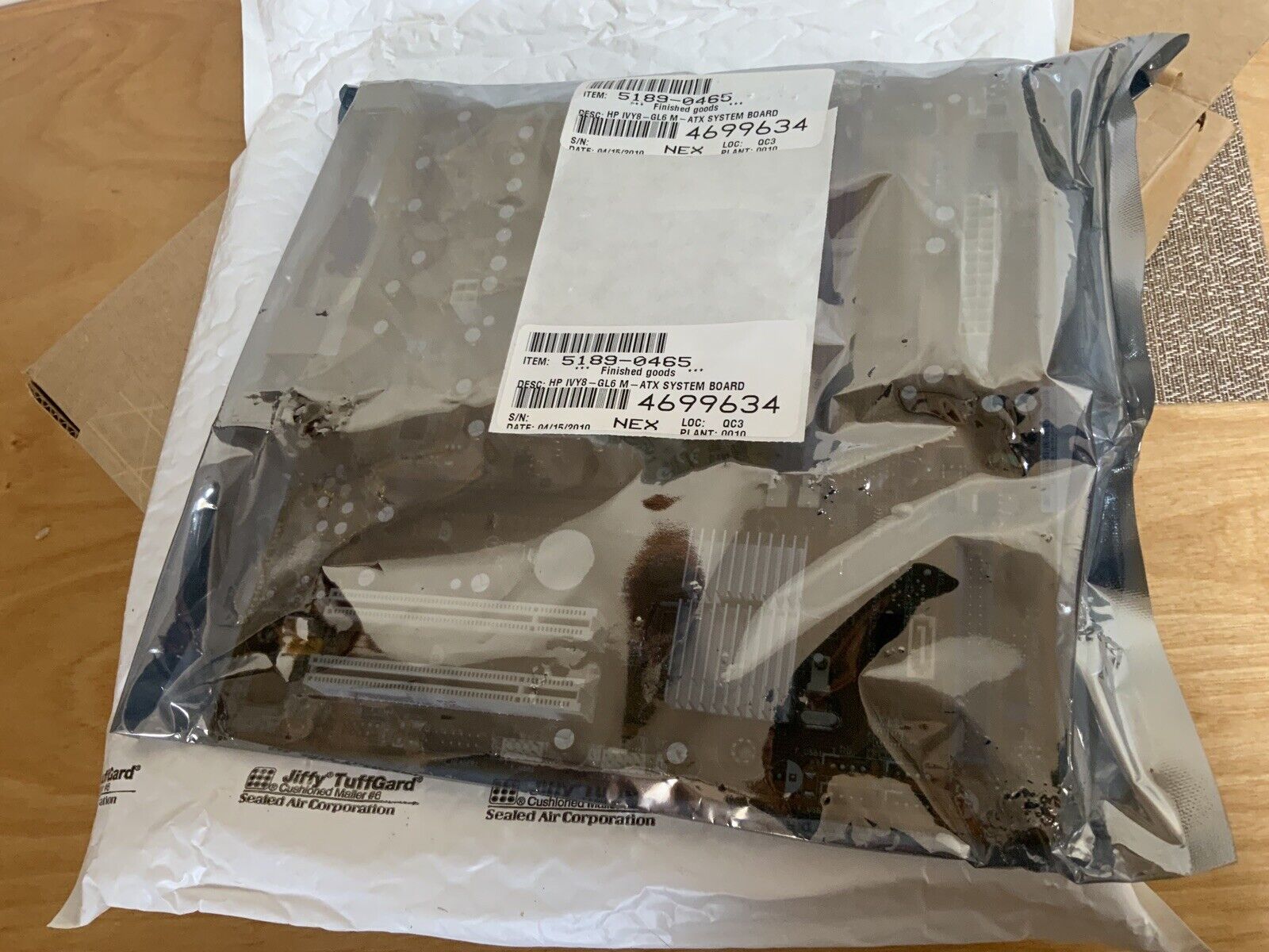 New Old Stock  HP Ivy8-GL6  M-  Asus Motherboard