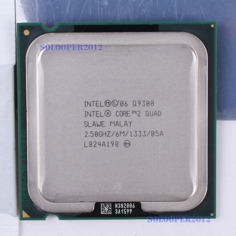 Intel Core 2 Quad Q9300 Q9400 Q9450 Q9500 Q9505 Q9550 Q9650 LGA/775 Processor