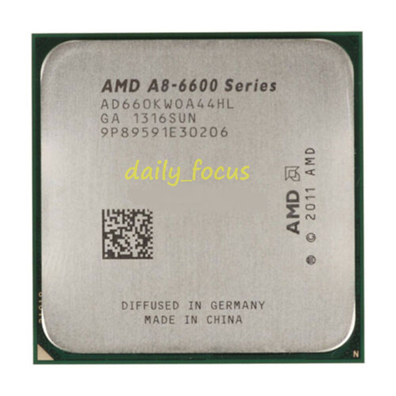 AMD A8-6600K Quad core 4M 3.9 GHz AD660KWOA44HL 100W Socket FM2 CPU Processors