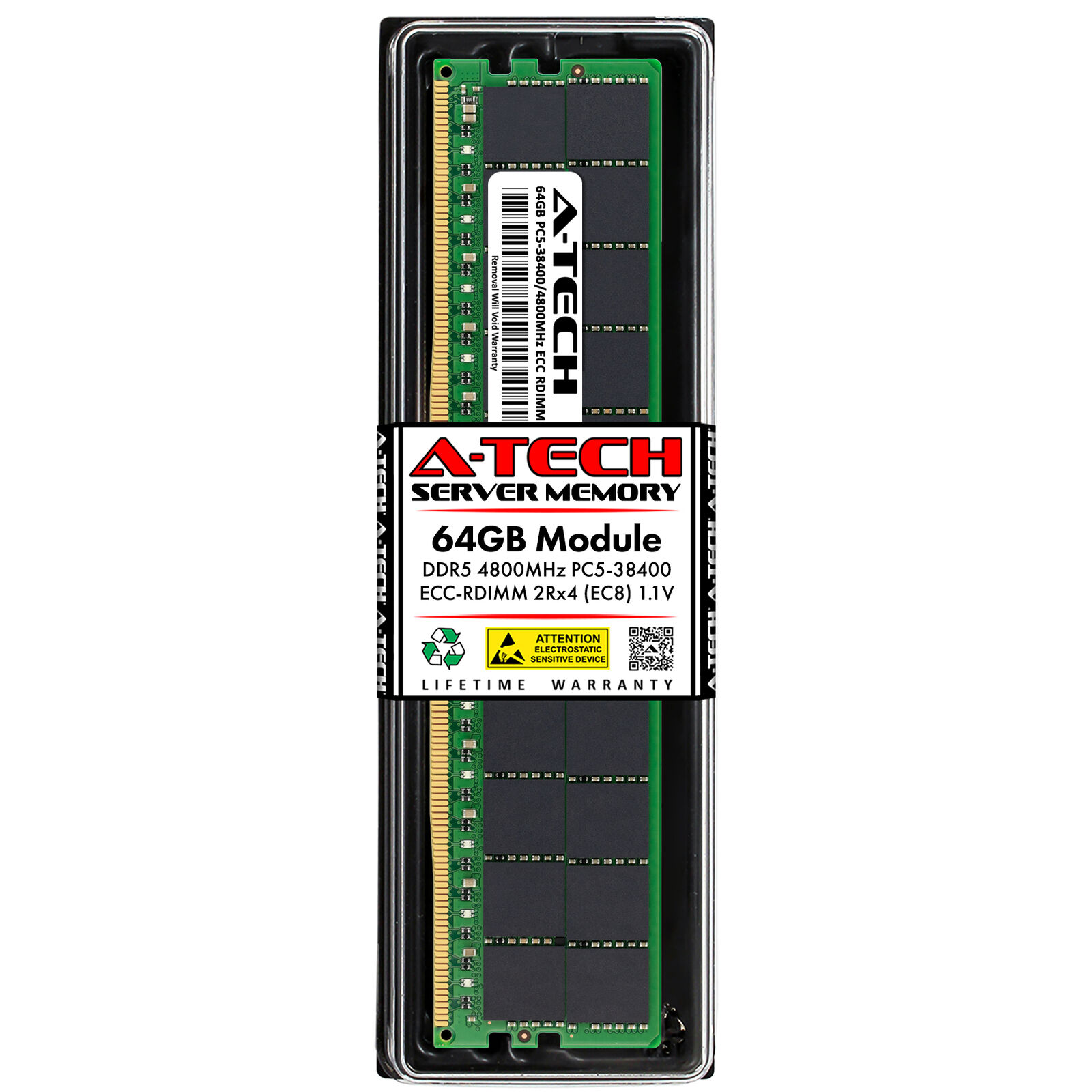 64GB 2Rx4 PC5-4800 EC8 RDIMM Supermicro X13DEG-PVC X13DEI-T X13SET-GC Memory RAM