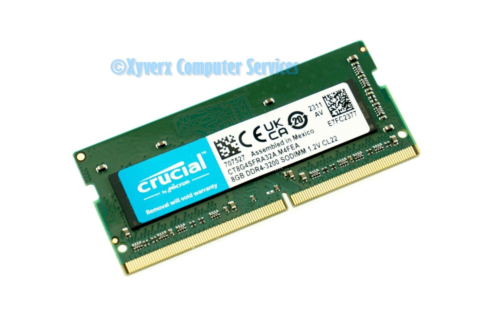 CT8G4SFRA32A.M4FEA GENUINE CRUCIAL MEMORY LAPTOP 8GB DDR4-3200 SODIMM (CA64)