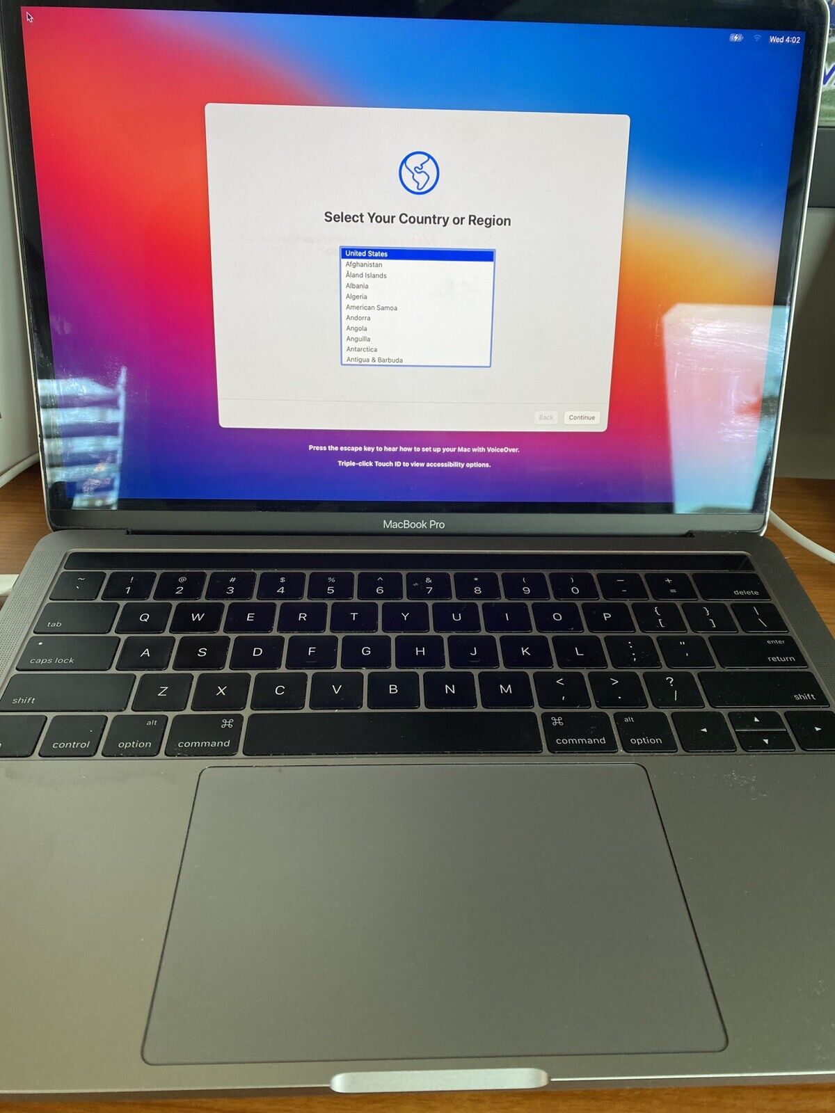 Macbook Pro 13 inch 2016 3.3Ghz 16GB Memory and 500GB Hard Drive