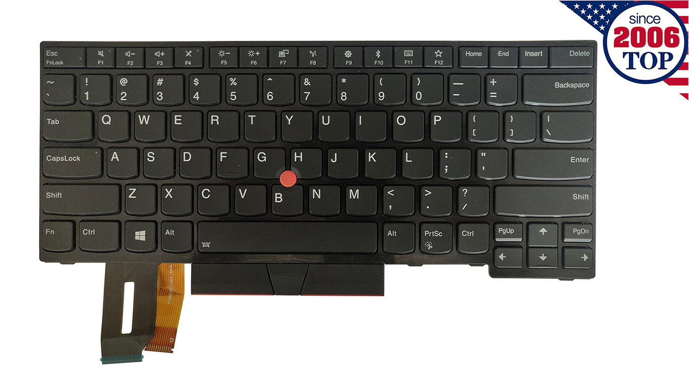 Genuine US Keyboard For Lenovo ThinkPad E480 L480 L380 Yoga T480s T490 01YP240