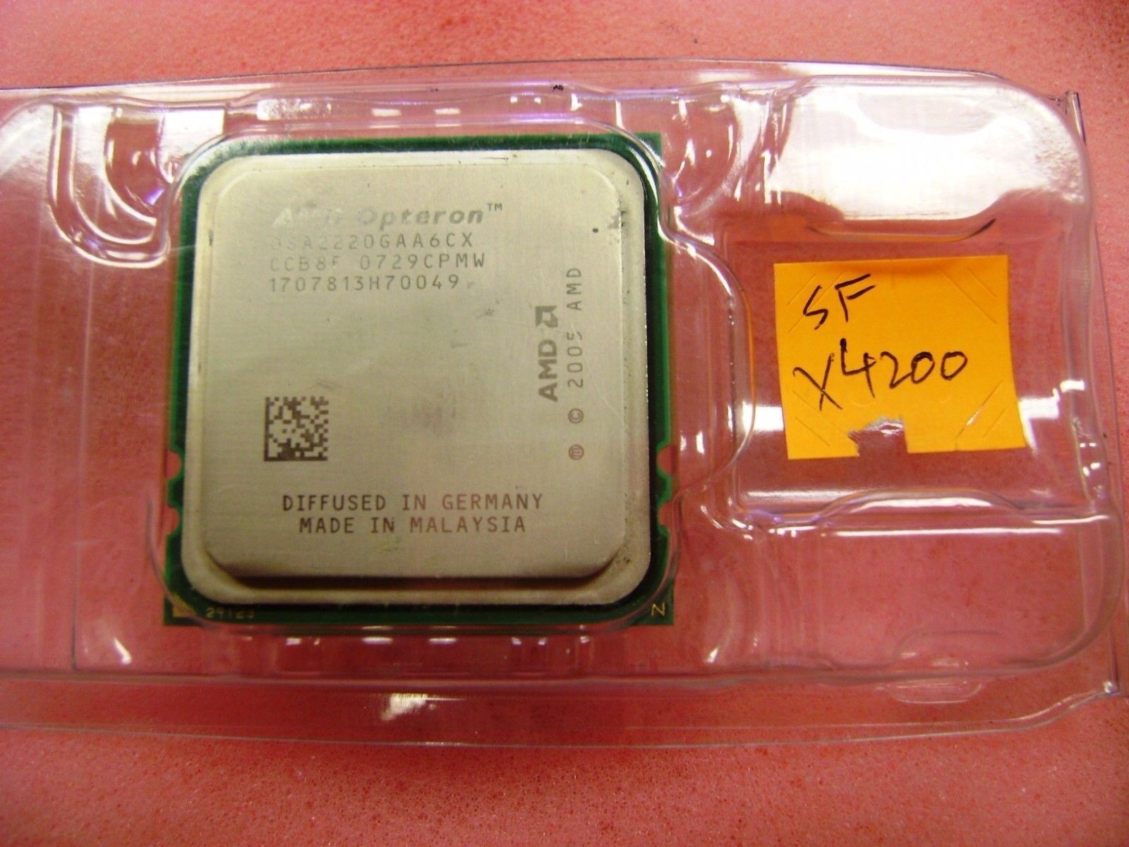Sunfire X4200 AMD Opteron OSA2220GAA6CX 2M, 2.80 GHz, 1GHz 2200 2-Core Processor