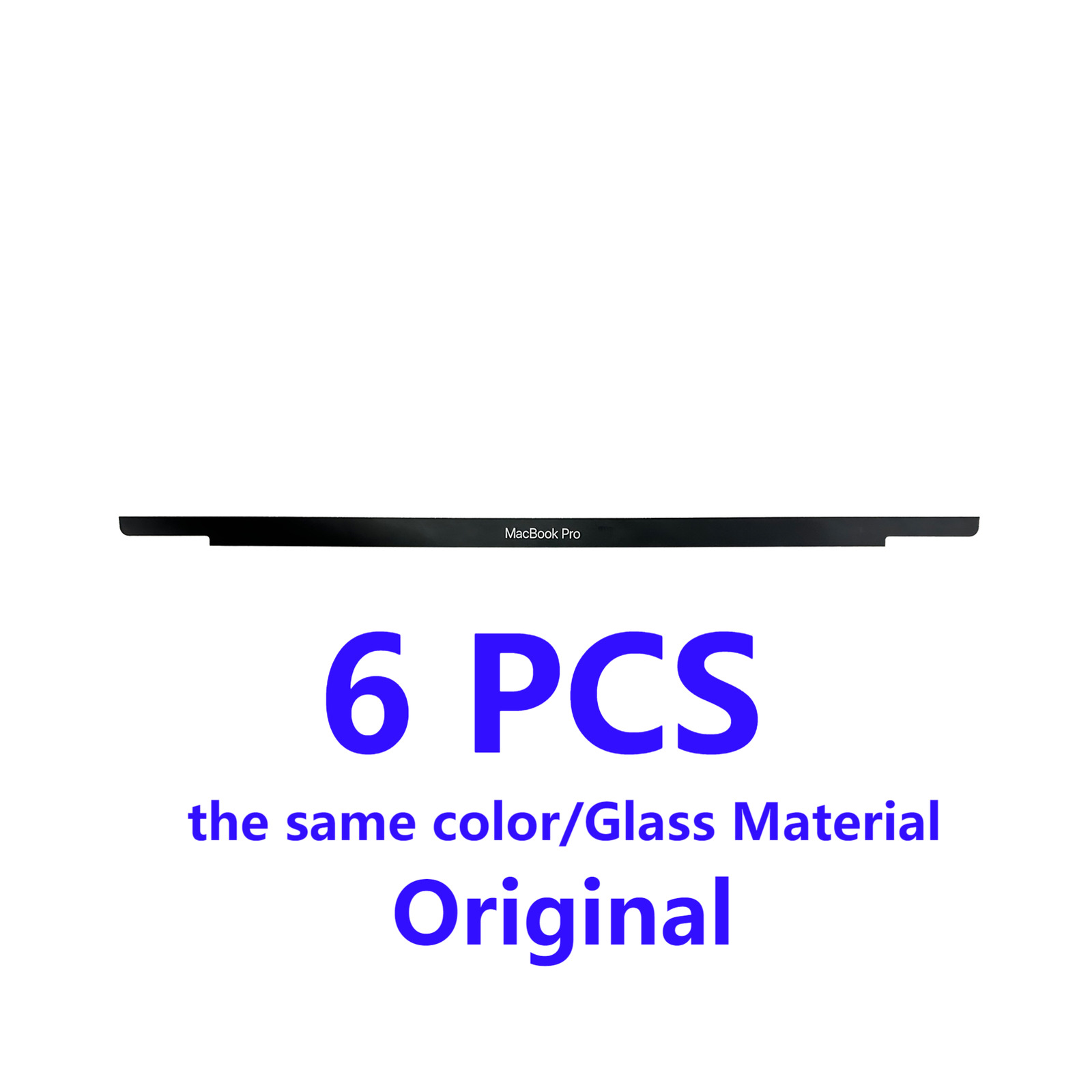 6pcs For Apple MacBook Pro 15'' LCD Screen LOGO Strips Bezel Glass A1707 A1990