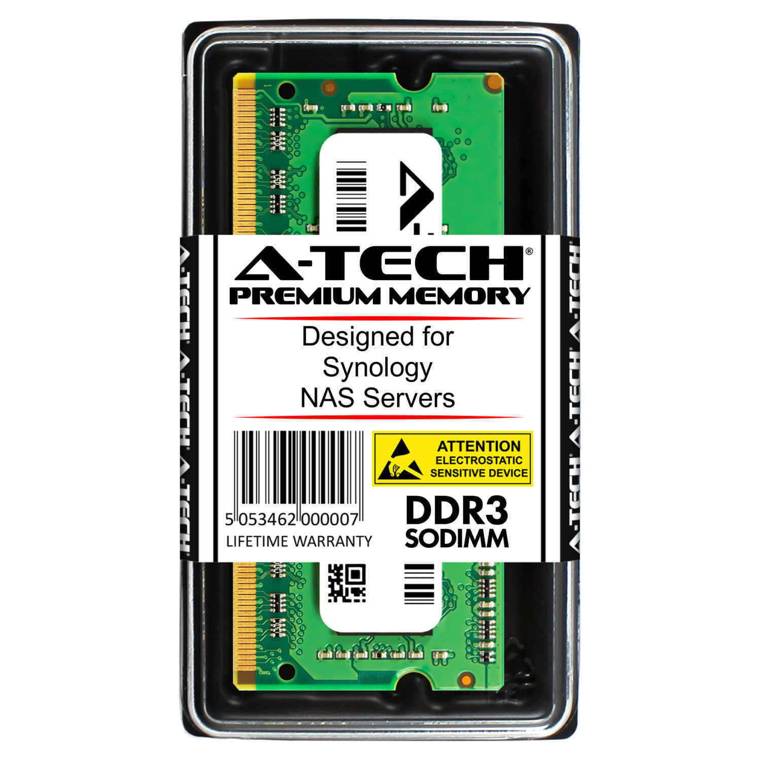 2GB DDR3 1600MHz SODIMM Synology RAM1600DDR3-2G Equivalent NAS Memory RAM 1x 2G