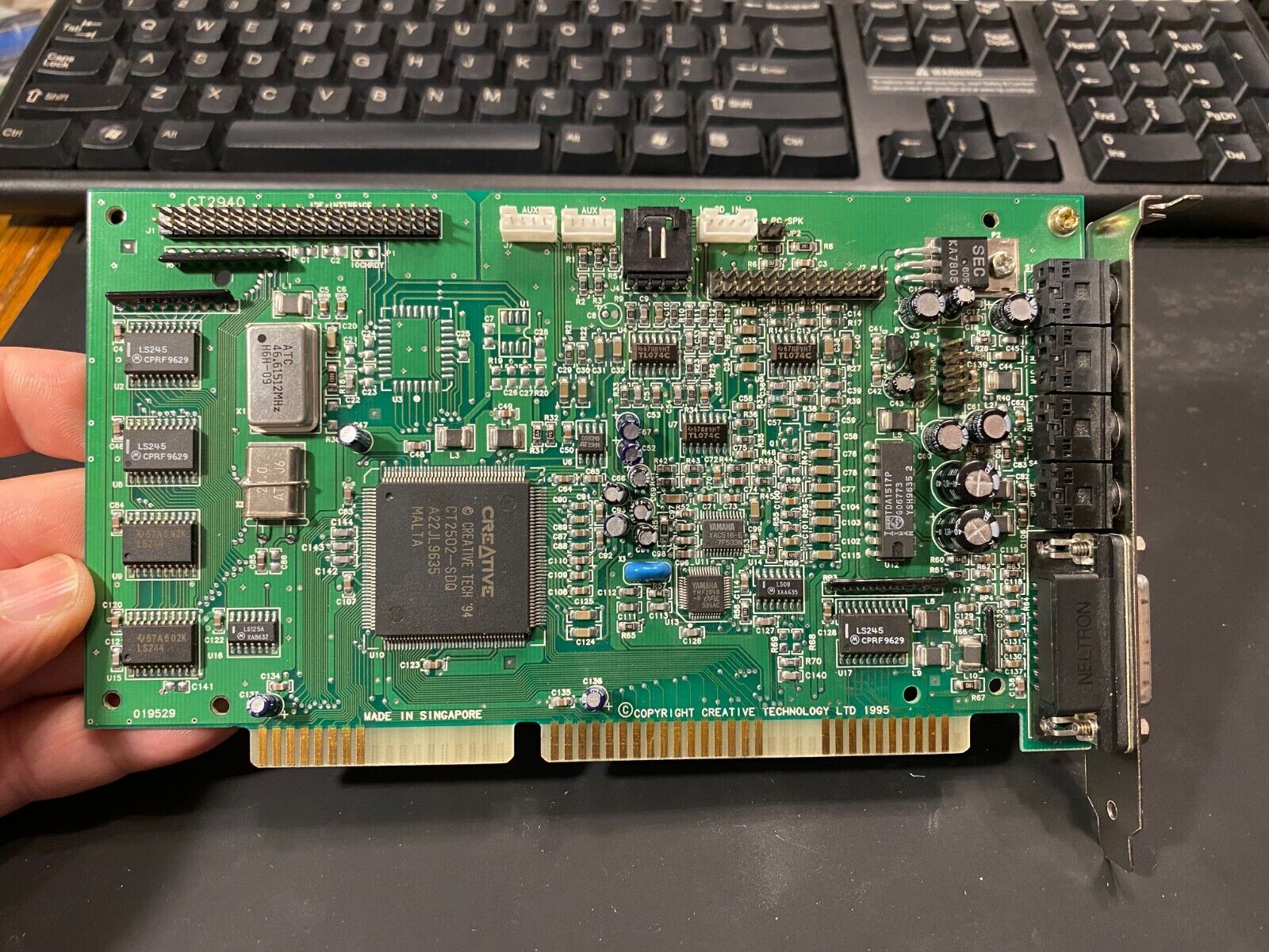 Retail Sound Blaster CT2940 PnP ISA OPL3 Working - Fully tested with driver CD.