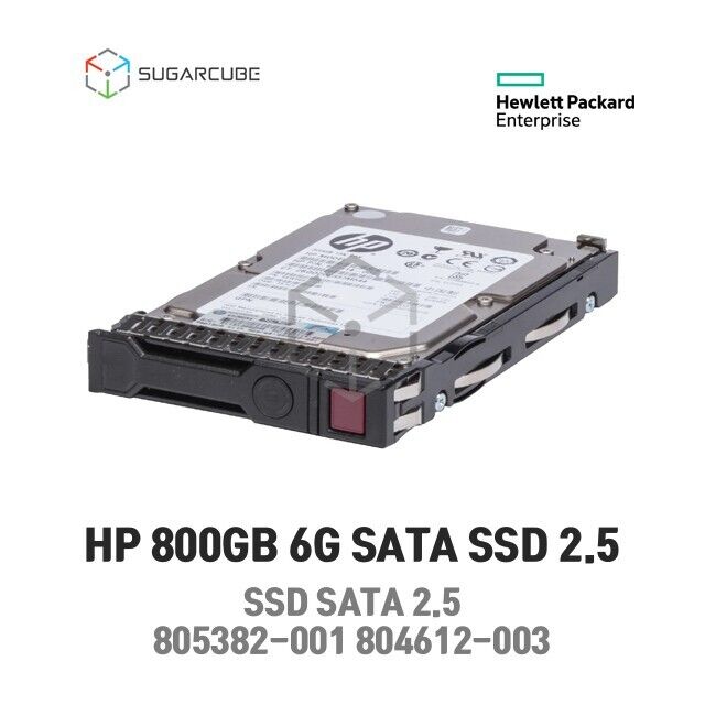 HP INTEL 800GB S3610 SSDSC2BX800G4P 6G 2.5 SATA SSD 804612-003