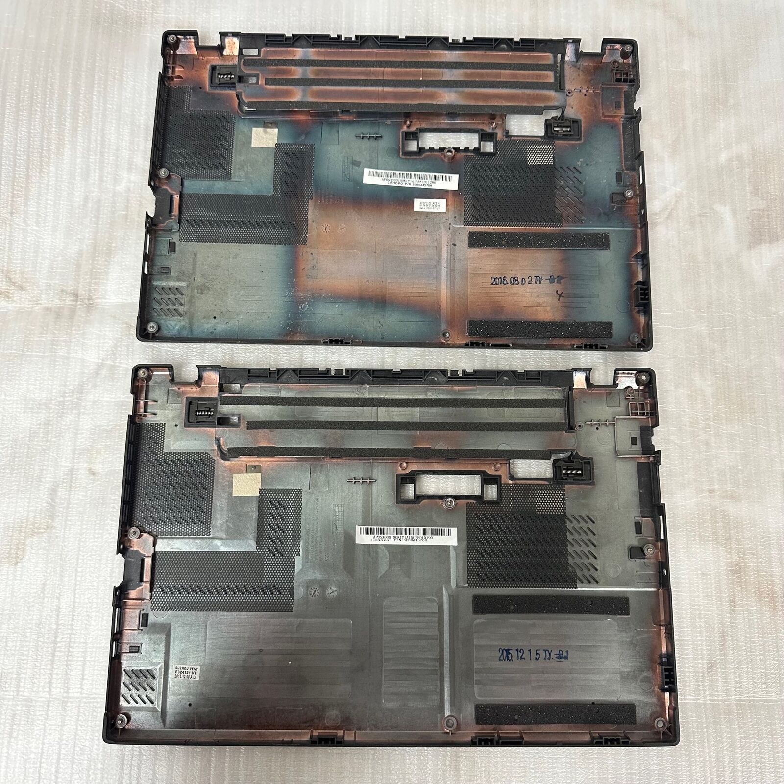 Lot of 2pc Lenovo Thinkpad X250 back cases
