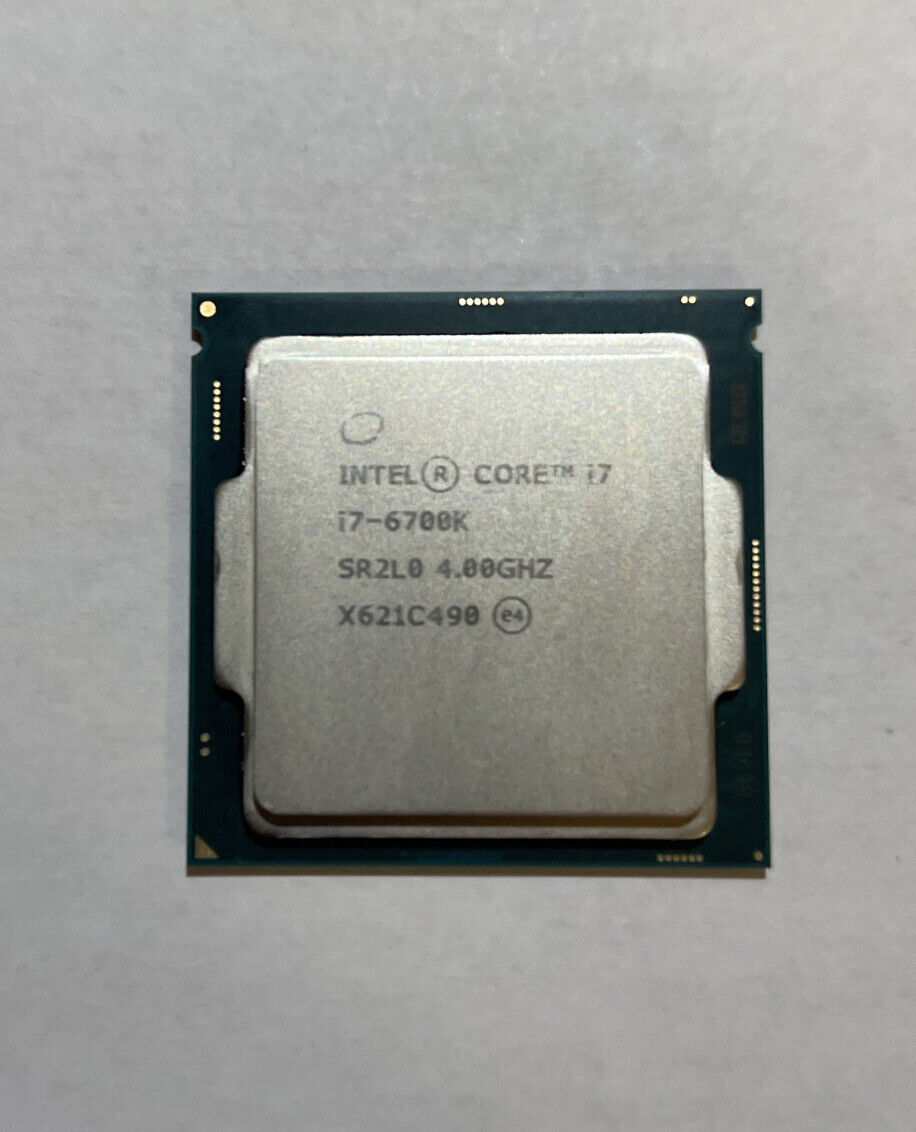 Intel Quad Core i7-6700K CPU Processor SR2L0, 4.0GHz Up To 4.2GHz 8MB, LGA1151