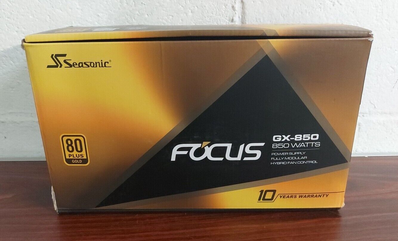 Open Box - Seasonic FOCUS 850W 80 Plus Gold Fully Modular ATX GM-850