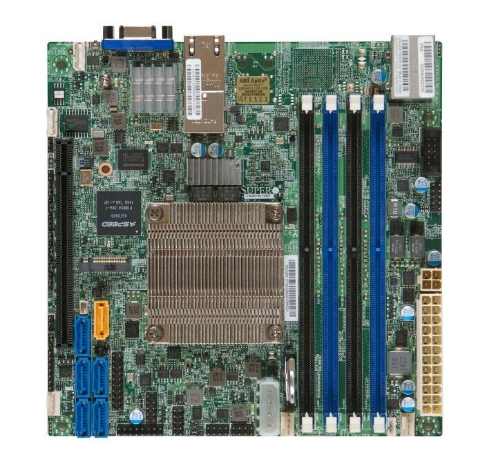 For Supermicro X10SDV-4C-TLN2F motherboard DDR4 128G VGA Mini-ITX Tested ok