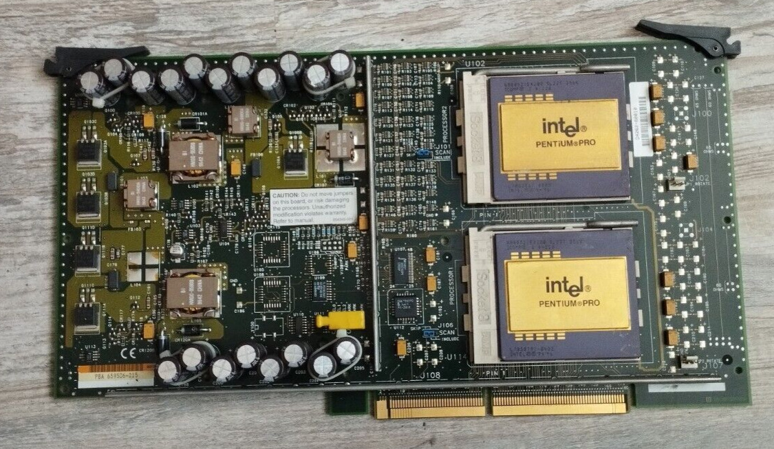 1 PCS HP Dual Pentium Pro DUAL CPU BOARD for vintage HP Compaq server EJMSBU002