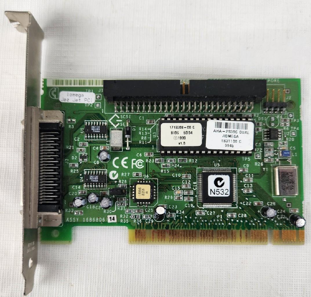Vintage Iomega Jaz Jet PCI Controller Adapter Card 1686806 for PC