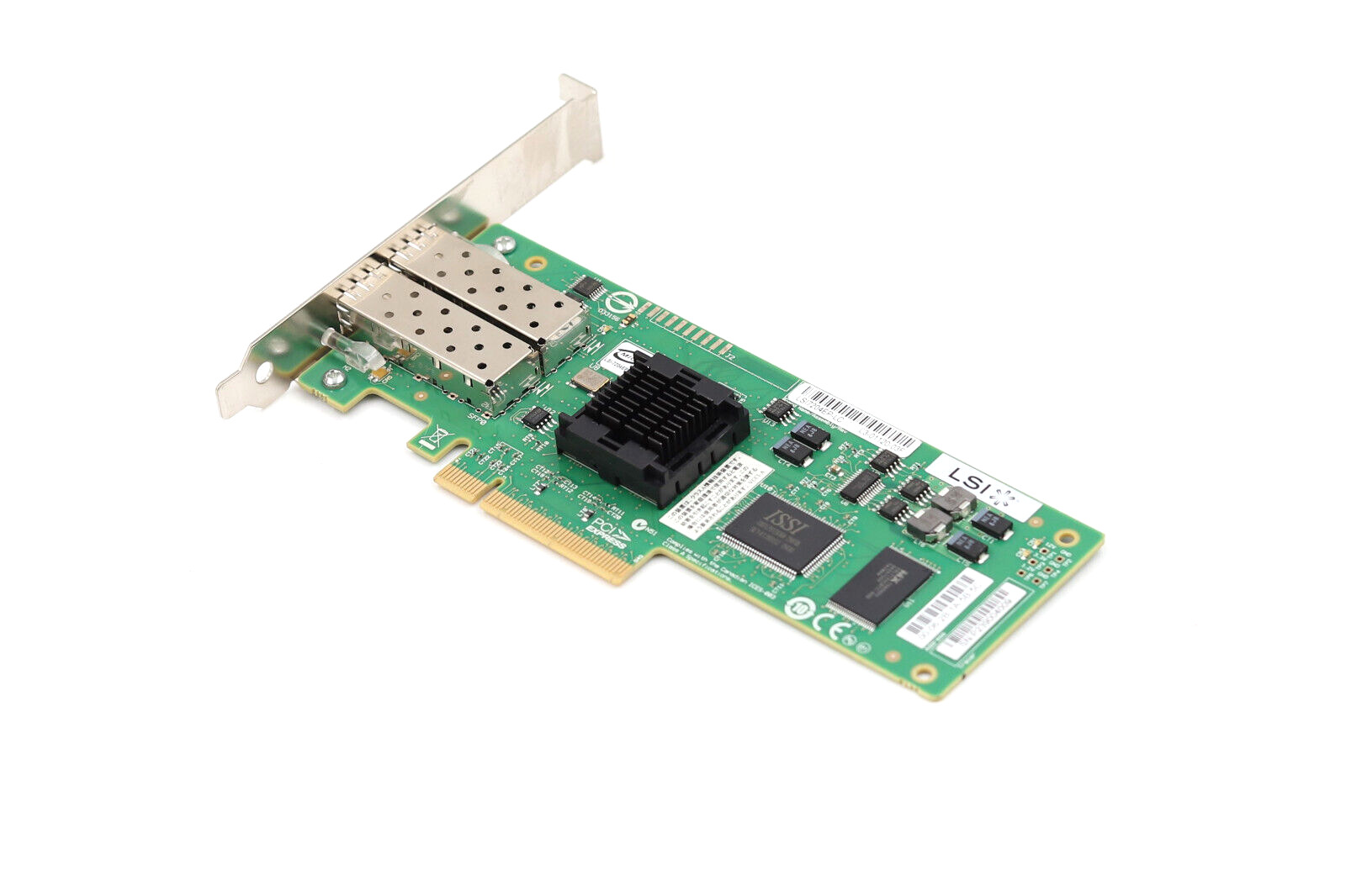LSI Dual-Port 4Gb/s PCIe  Controller Card P/N: LSI7204EP-LC  L3-01120-03F TESTED