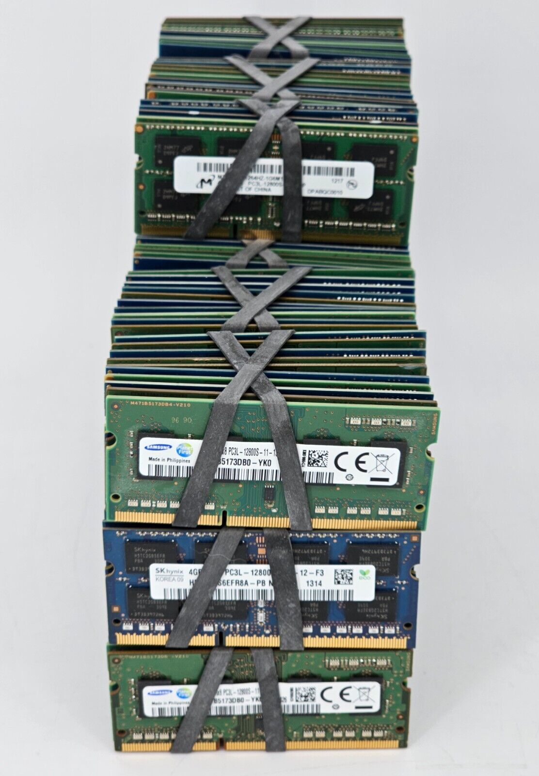 LOT OF 175 - 4GB DDR3L PC3L SODIMM Laptop Memory / RAM - Various Brands & Speeds