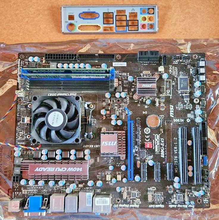 MSI 880G-E45 (MS-7576) Motherboard/AMD Athlon II X2 270 3.40GHz CPU/8GB DDR3 RAM