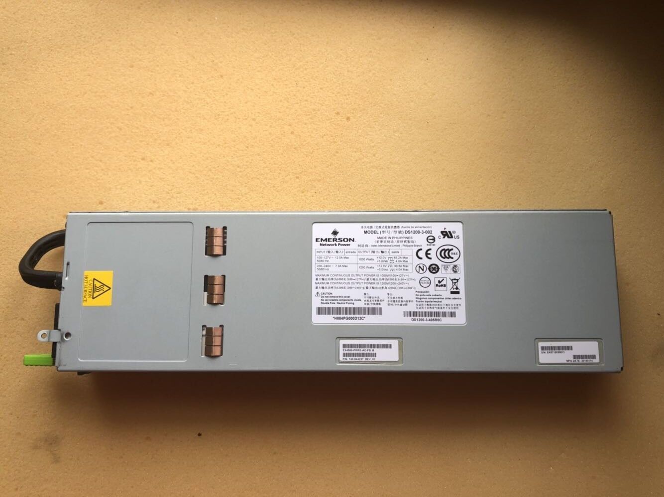 1pcs for Used Juniper EX4500 Power Supply EX4500-PWR1-AC-FB