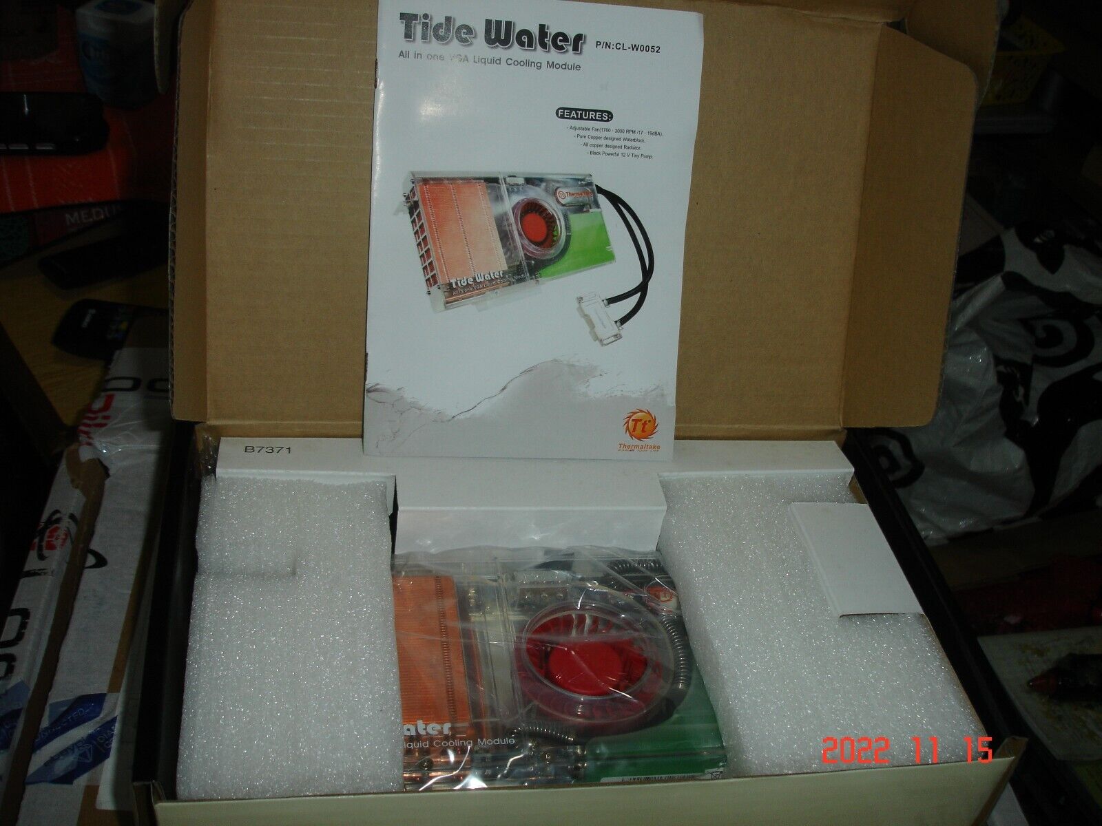 Thermaltake Vintage VGA LCS Cooling Module :Tide Water. CL-W0052
