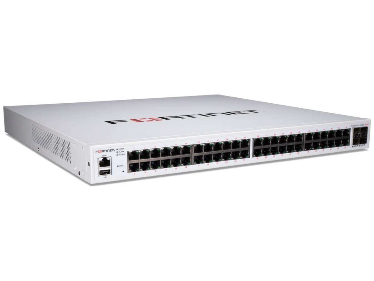 Fortinet-New-FS-448E-POE _ LAYER 2/3 FORTIGATE SWITCH CTLR FOR POE+ SW