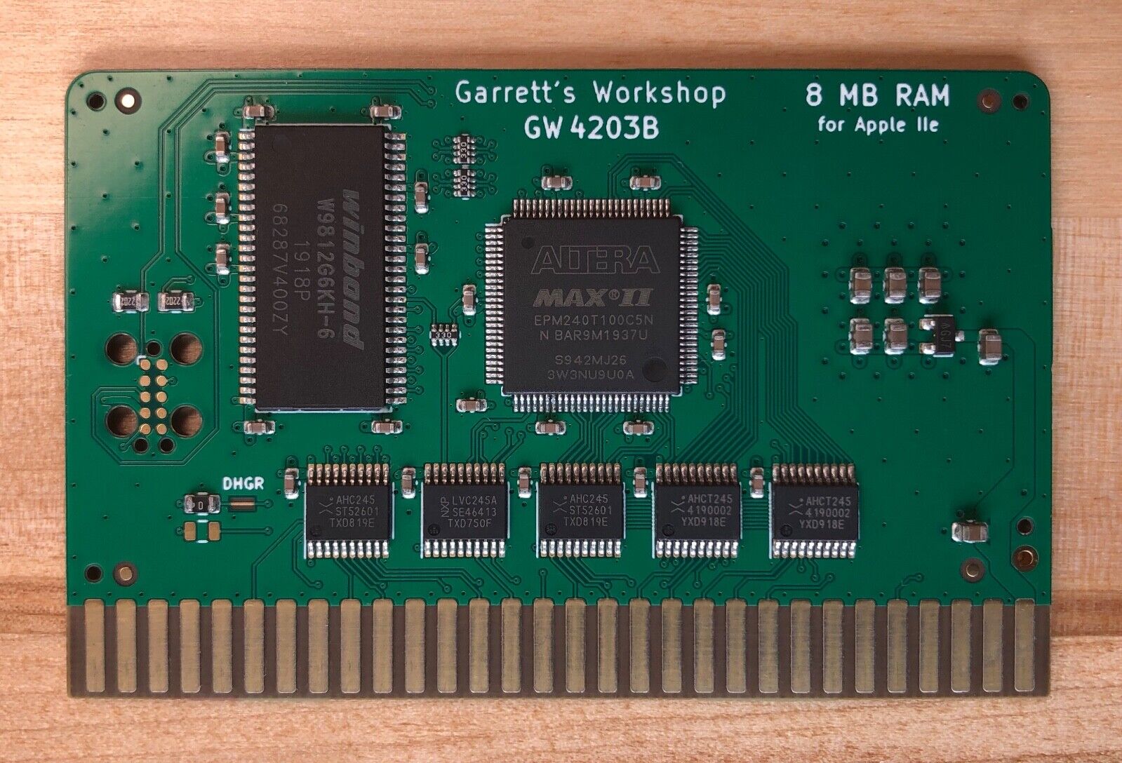 RAM2E II (GW4203B) -- 8MB RAM for Apple IIe ][e -- new 2024 production