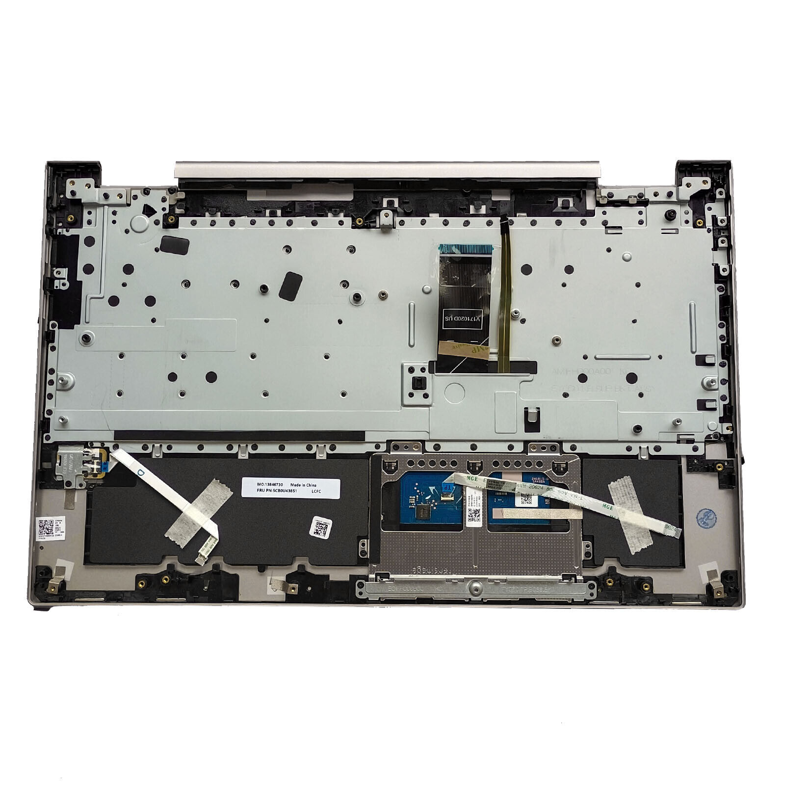 For Lenovo Yoga C740-15IML C740-15 Palmrest Backlit Keyboard Touchpad 5CB0U43851