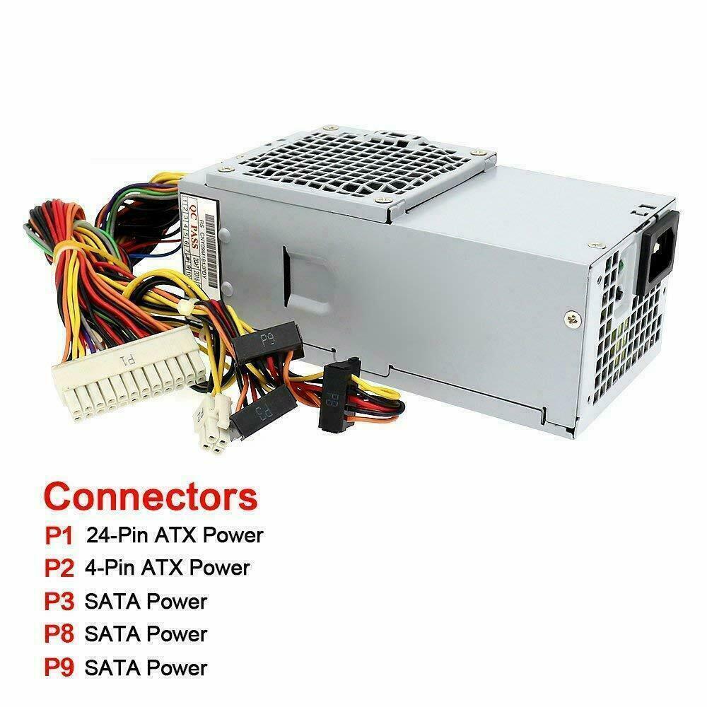 L250NS-00 Power Supply 250W for Dell Optiplex 390 790 990 DT 530s 537s D250AD-00
