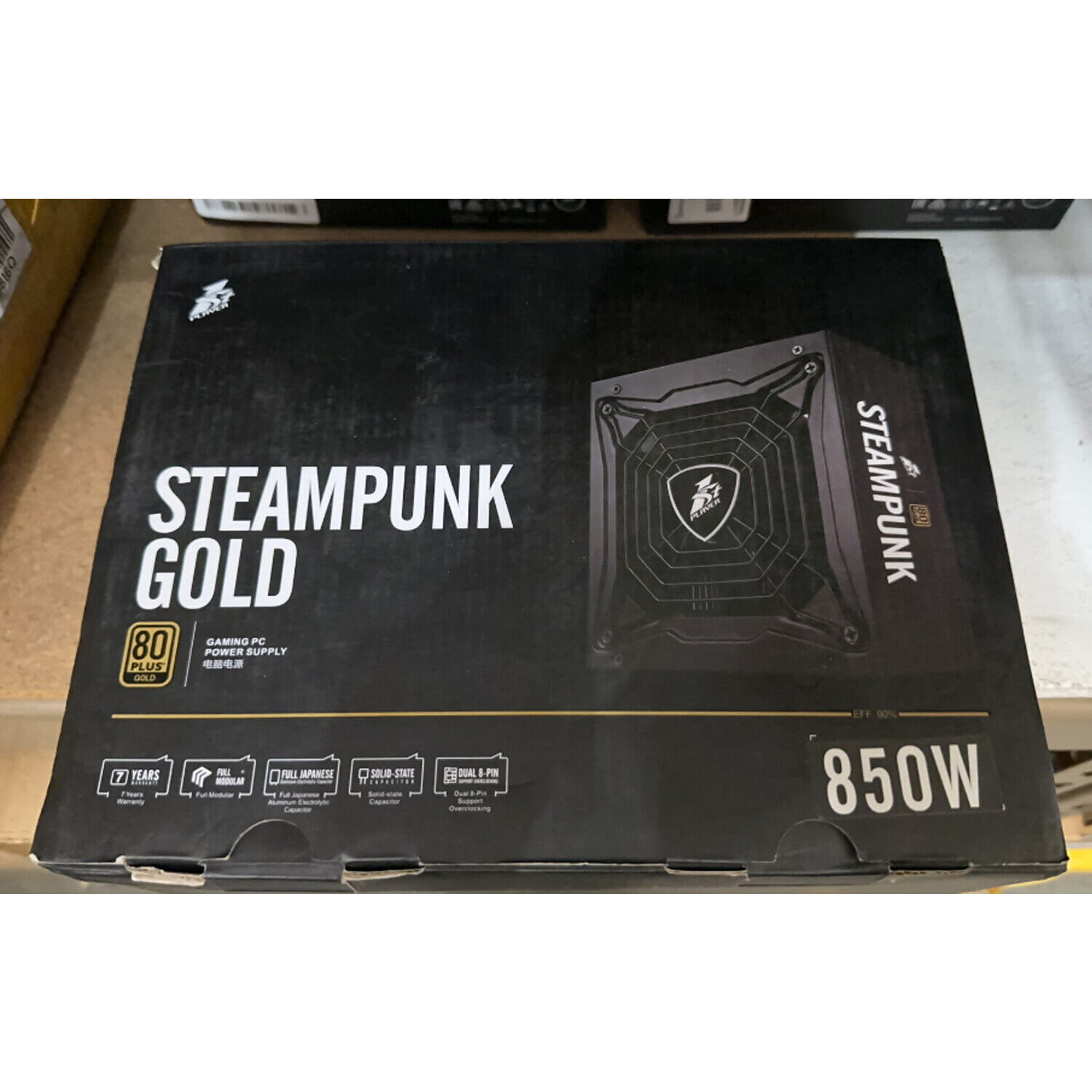 1stplayer STEAMPUNK 850w Power Supply Fully Modular 80 Plus Gold Gaming PSU