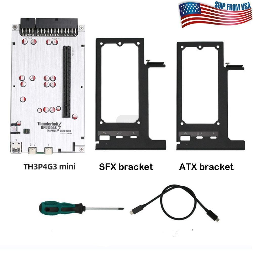 TH3P4G2 mini USB3.0 Graphics Card Extended Bracket for Thunderbolt 3 4 Ports YU