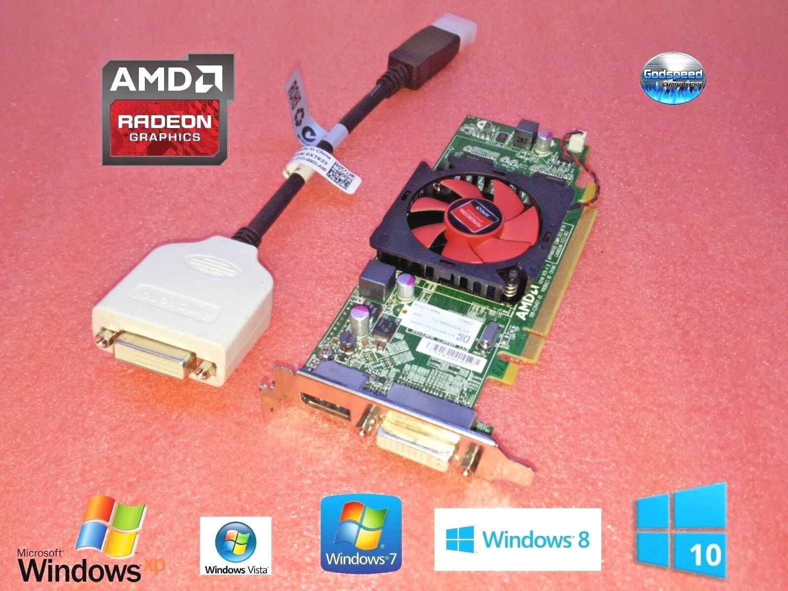 1GB Video Card HP Compaq Pro SFF 6000, 6005, 6200, 6250, 6300 Dual DVI 