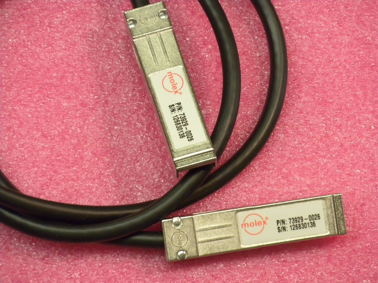 Brand New Molex 73929-0026 SFP Copper Patch Cable Passive 26 AWG New In Bag RoHS