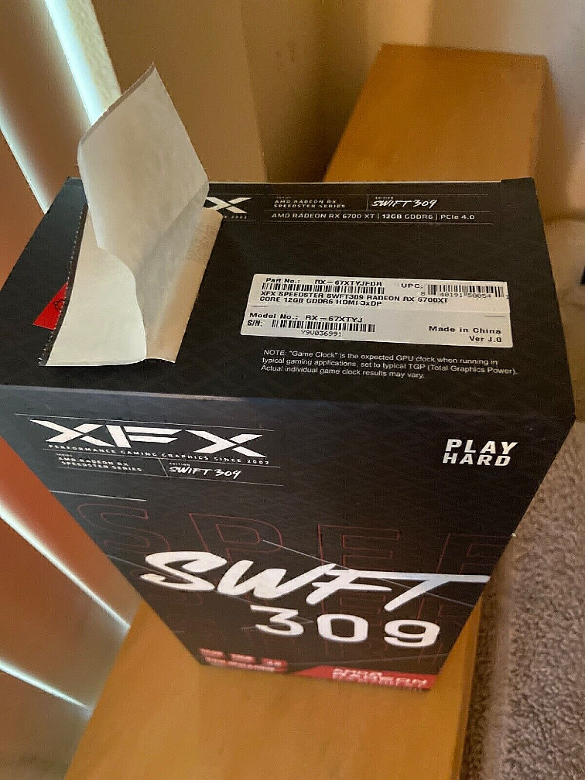 XFX Speedster SWFT309 Radeon RX 6700 10GB GDDR6 Graphics card - RX-67XLKWFDV