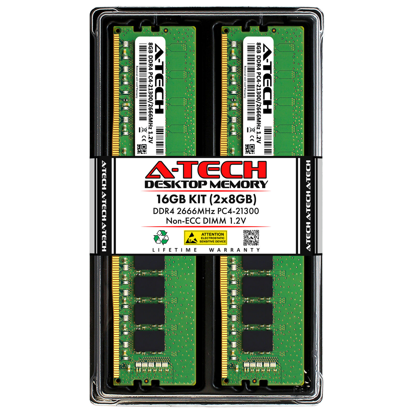 16GB 2x8GB DDR4-2666 ASRock Server Board B550D4U E3C242D4U E3C246D2I Memory RAM