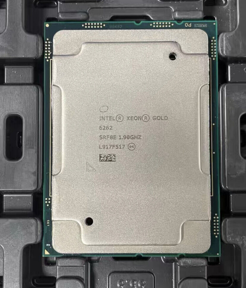 Intel Xeon Gold 6262 CPU Processor 24-Core 1.90-3.60GHz 33MB Cache 135W LGA 3647