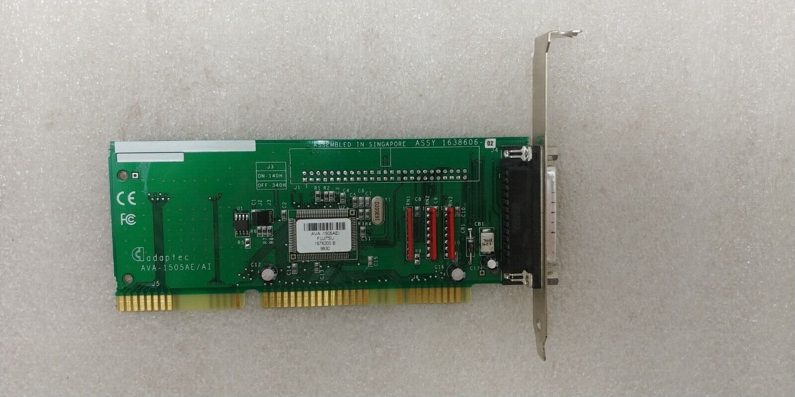 ADAPTEC AVA-1505AE External 16bit ISA SCSI CONTROLLER ADAPTER 