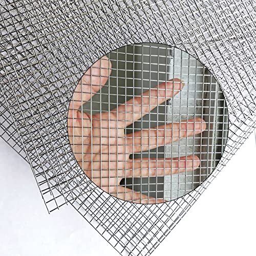 Upgraded 2PACK SS Wire Mesh, 4 Mesh Completely Welded, 12 X 24 in(310mm X 620...