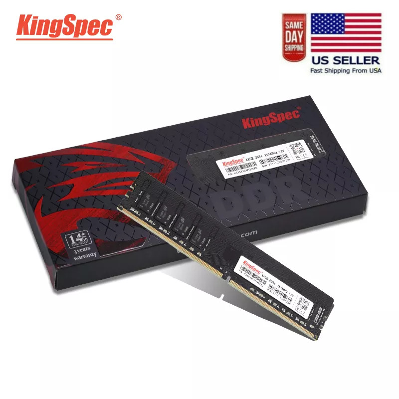 KingSpec DDR4 RAM  4GB - 8GB - 16GB for Desktop