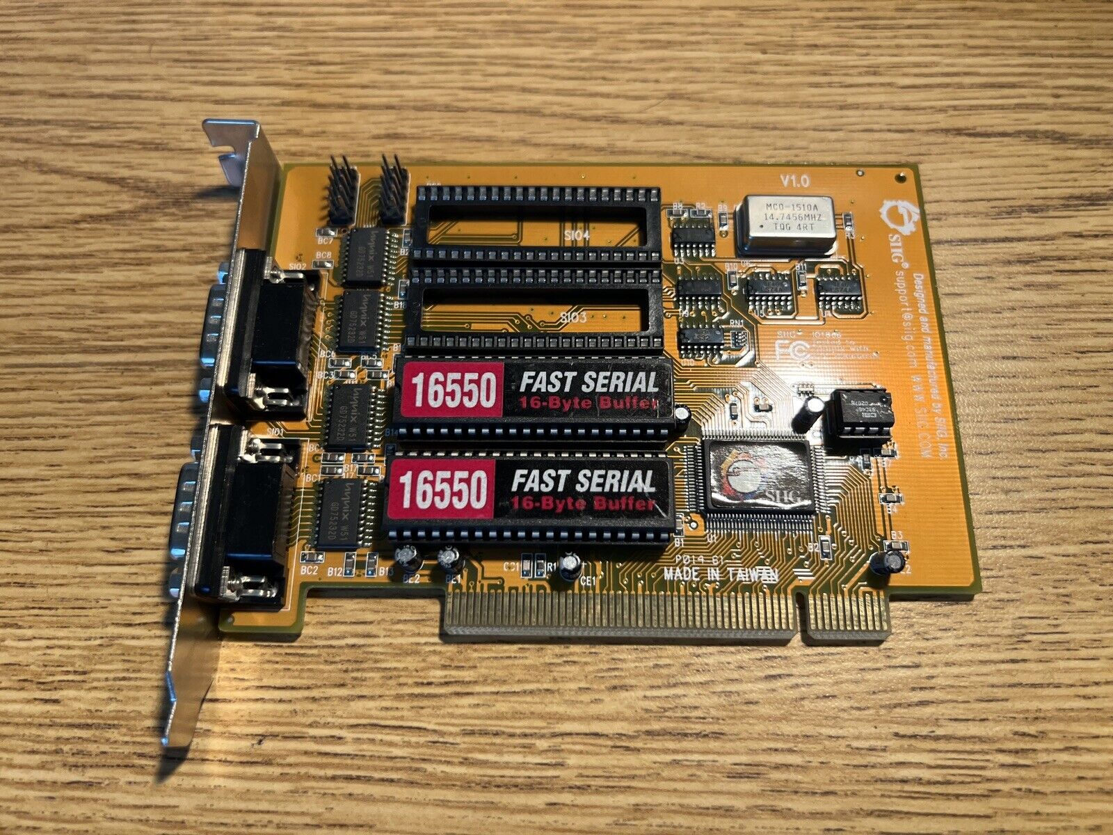 SIIG JJ-P04212 High Speed Dual Port Serial PCI Adapter J6M041200129 IO1866