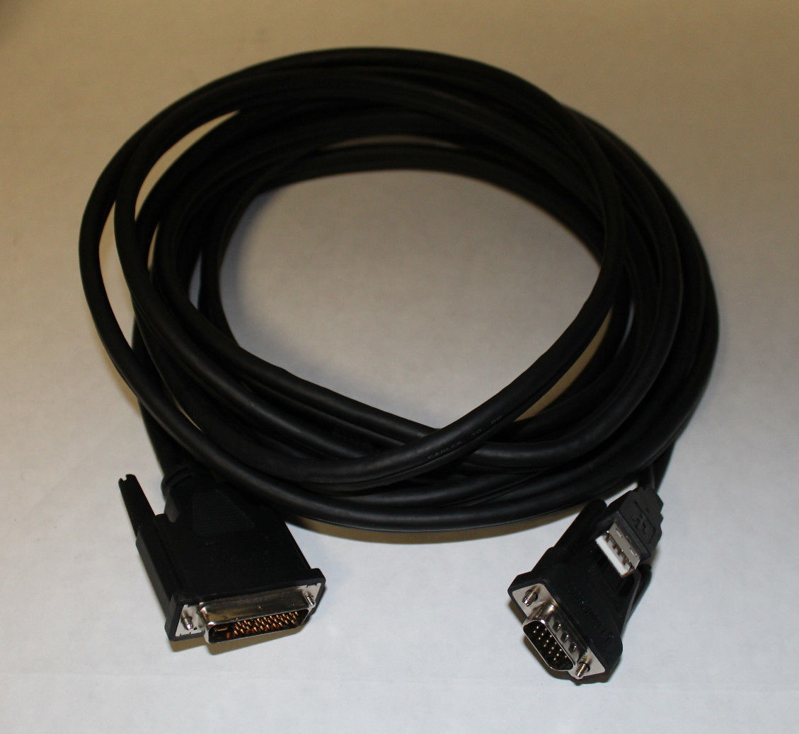 Genuine Dell OEM CablesToGo Y Slitter DVI (M) to VGA (M) & USB Cable E114932