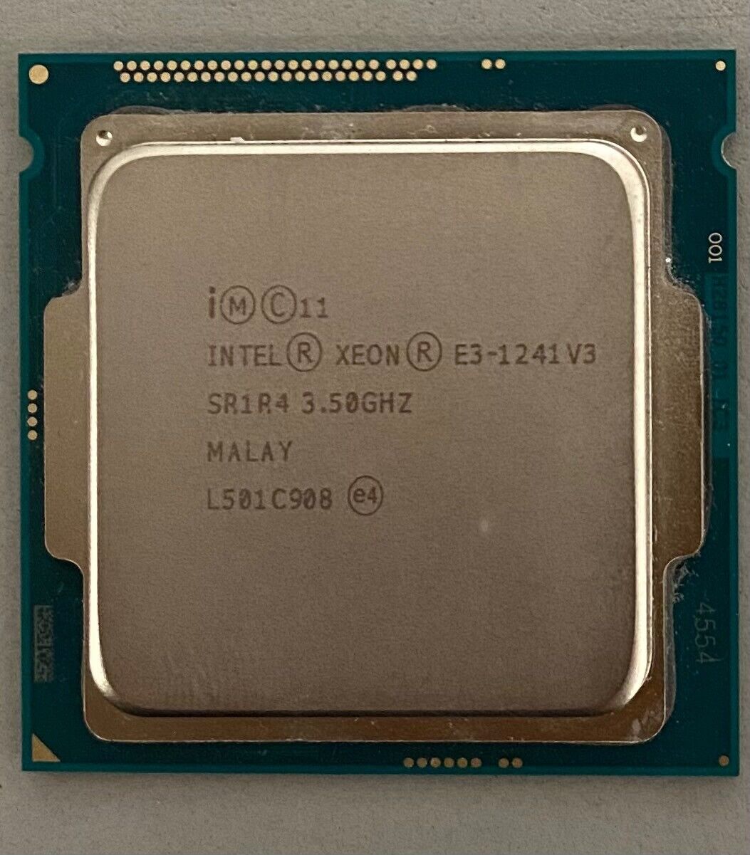Intel Xeon E3-1241 V3 3.50GHz 8MB LGA-1150 Quad-Core SR1R4 CPU Processor